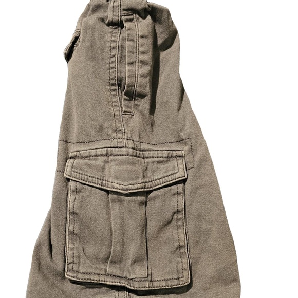 WONDER NATION Gray Mid‎ Thigh Cargo Pockets Drawstring Casual Boys Large - Picture 3 of 5